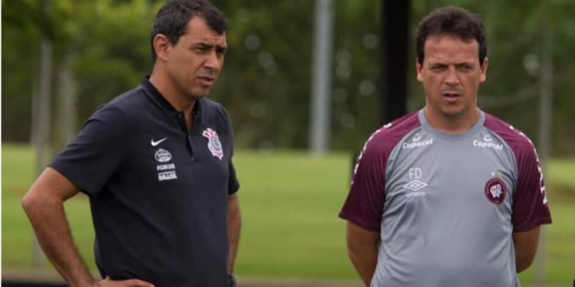 Fernado Diniz e Fábio Carille são nomes analisados do Corinthians - (Foto: Reprodução / Internet) Fernado Diniz e Fábio Carille são nomes analisados do Corinthians - (Foto: Reprodução / Internet)