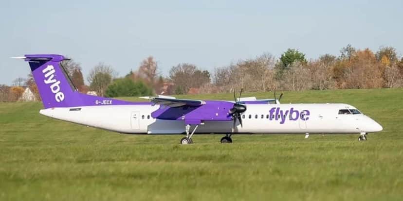 Avião da Flybe - Foto: Internet Avião da Flybe - Foto: Internet