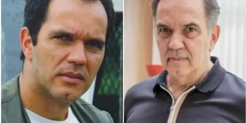 Antes e depois de Humberto Martins em Corpo Dourado (Foto: Reprodução/ Internet) Antes e depois de Humberto Martins em Corpo Dourado (Foto: Reprodução/ Internet)