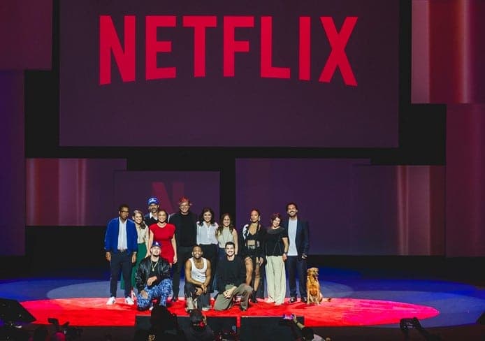 Painel No Rio2c (Foto: Reprodução / Netflix)
Painel No Rio2c (Foto: Reprodução / Netflix)