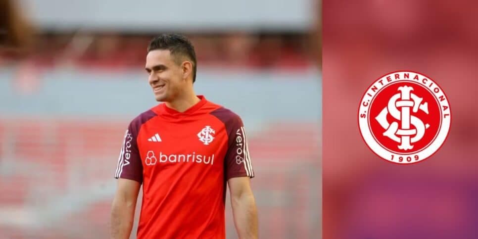 O famoso jogador de futebol (Ricardo Duarte/Divulgação Inter) - Montagem TV Foco O famoso jogador de futebol (Ricardo Duarte/Divulgação Inter) - Montagem TV Foco