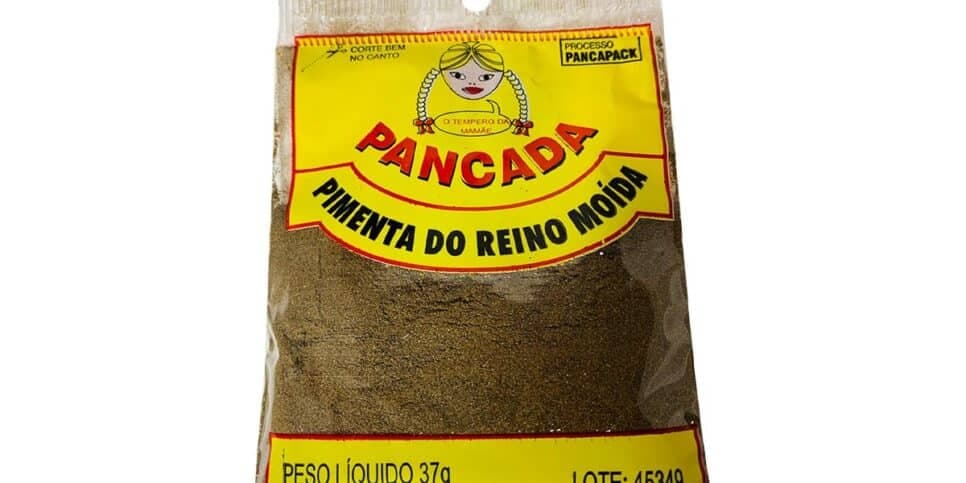 Pimenta do Reino Moída da marca Pancada (Foto: Reprodução - Divulgação) Pimenta do Reino Moída da marca Pancada (Foto: Reprodução - Divulgação)