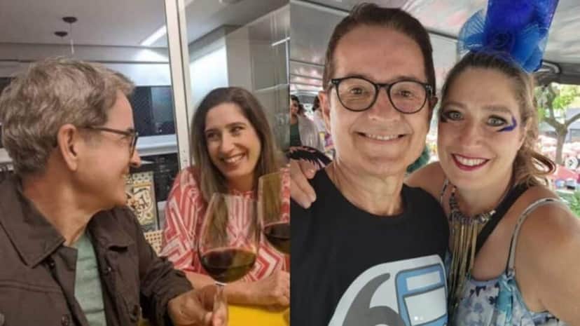 O ex-âncora global com sua esposa (Fotos: Reprodução/ Instagram/ Montagem TV Foco) O ex-âncora global com sua esposa (Fotos: Reprodução/ Instagram/ Montagem TV Foco)