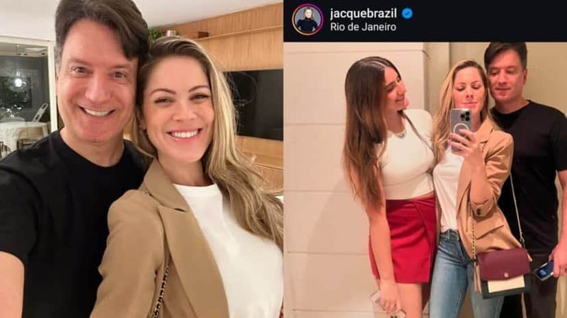 Fotos mais recentes do casal e da filha do narrador, foram entregues nas redes sociais há poucos dias (Fotos: Reprodução/ Instagram/ Montagem TV Foco) Fotos mais recentes do casal e da filha do narrador, foram entregues nas redes sociais há poucos dias (Fotos: Reprodução/ Instagram/ Montagem TV Foco)