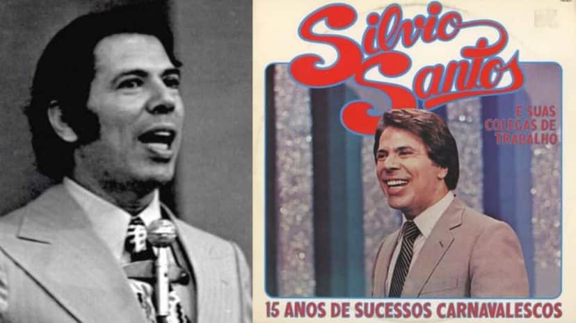 Disco de Vinil do apresentador com suas marchinhas carnavalescas (Foto: Reprodução/ Internet/ Montagem) Disco de Vinil do apresentador com suas marchinhas carnavalescas (Foto: Reprodução/ Internet/ Montagem)