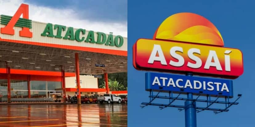 Estabelecimentos como o Atacadão e o Assaí foram atingidos com a nova lei (Foto: Reprodução/ Internet) Estabelecimentos como o Atacadão e o Assaí foram atingidos com a nova lei (Foto: Reprodução/ Internet)
