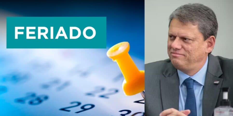Tarcísio de Freitas já sabe: Feriado é confirmado segunda (15/6) em cidade de SP