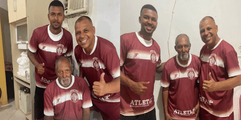 Amadeu Crespo ao lado dos amigos do clube (Foto: Reprodução/Internet) Amadeu Crespo ao lado dos amigos do clube (Foto: Reprodução/Internet)
