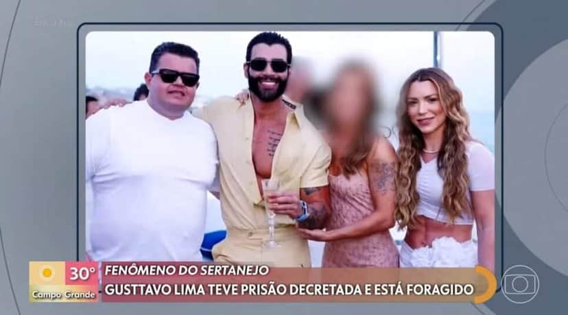 Cantor é investigado por ter ajudado alvos de investigação criminal (Foto: Reprodução/Globoplay) Cantor é investigado por ter ajudado alvos de investigação criminal (Foto: Reprodução/Globoplay)