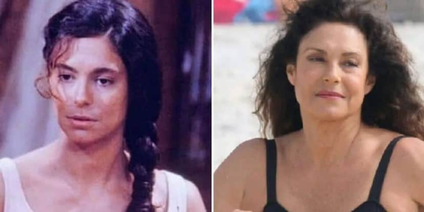 Giovana Gold em "Mulheres de Areia", na Globo e atualmente (Foto Reprodução/Montagem/Tv Foco/Extra) Giovana Gold em "Mulheres de Areia", na Globo e atualmente (Foto Reprodução/Montagem/Tv Foco/Extra)