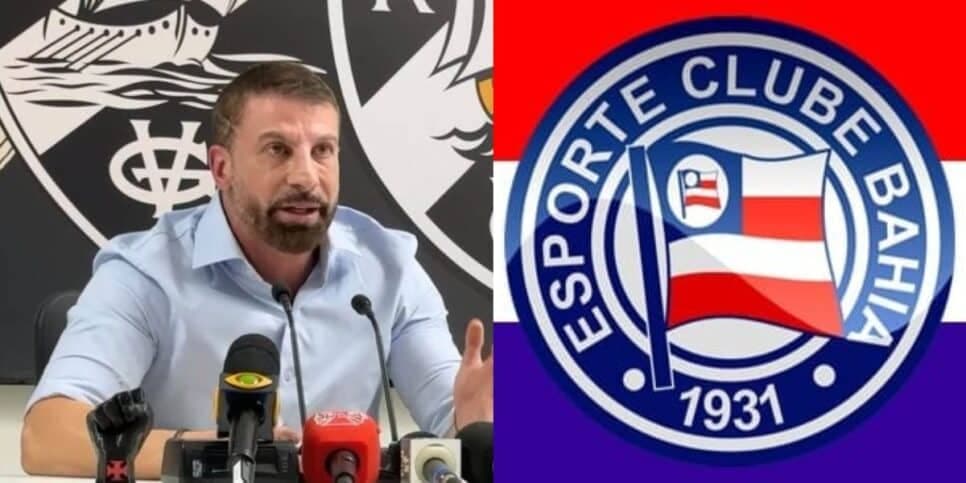 Pedrinho prepara chapéu no Bahia para assinar contrato com atacante de R$26M no Vasco