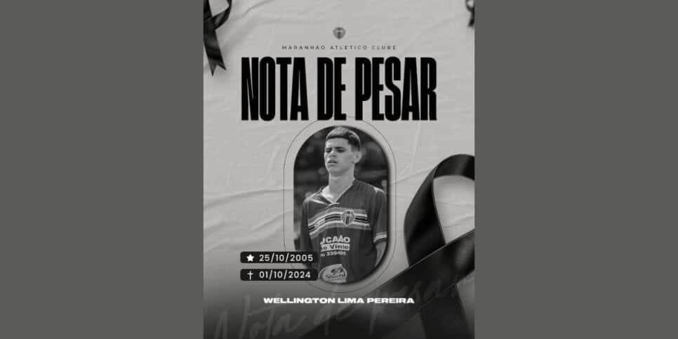 Nota de luto (Instagram) Nota de luto (Instagram)