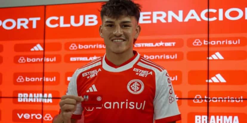 Alexandro Bernabei , craque de futebol do Internacional Reprodução/Sport Club Internacional) Alexandro Bernabei , craque de futebol do Internacional Reprodução/Sport Club Internacional)
