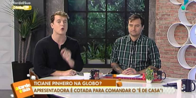 Aaron Tura traz exclusiva no A Tarde é Sua da RedeTV! sobre reformulações no É de Casa, da Globo (Foto: Reprodução/Youtube) Aaron Tura traz exclusiva no A Tarde é Sua da RedeTV! sobre reformulações no É de Casa, da Globo (Foto: Reprodução/Youtube)