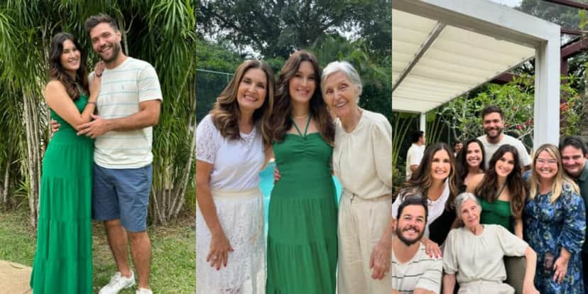 Fátima Bernardes, apresentadora da Globo, comemora aniversário de 27 anos de Beatriz (Foto: Reprodução/Montagem TV Foco) Fátima Bernardes, apresentadora da Globo, comemora aniversário de 27 anos de Beatriz (Foto: Reprodução/Montagem TV Foco)