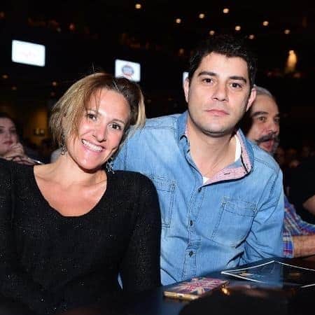 O âncora ao lado de sua esposa (Foto: Leo Franco/AgNews) O âncora ao lado de sua esposa (Foto: Leo Franco/AgNews)