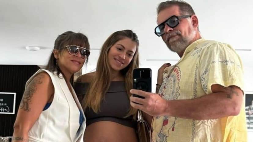 Leandro Hassum ao lado de sua esposa e filha (Foto: Reprodução/Instagram) Leandro Hassum ao lado de sua esposa e filha (Foto: Reprodução/Instagram)