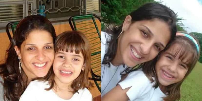 Mãe e filha lado a lado (Foto: Reprodução/Montagem TV Foco) Mãe e filha lado a lado (Foto: Reprodução/Montagem TV Foco)