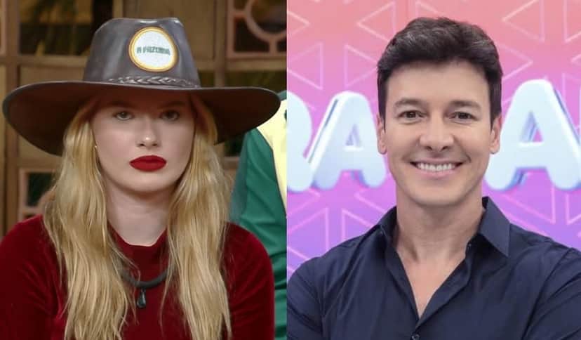Julia participará do Hora do Faro (Foto: Reprodução / Record / Montagem TV Foco) Julia participará do Hora do Faro (Foto: Reprodução / Record / Montagem TV Foco)