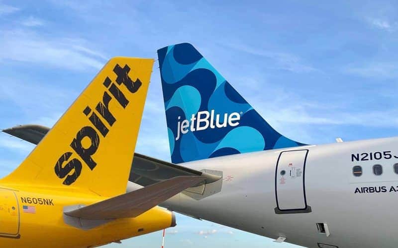 Spirit lidou com a fusão frustrada com a JetBlue (Foto Reprodução/Internet) Spirit lidou com a fusão frustrada com a JetBlue (Foto Reprodução/Internet)