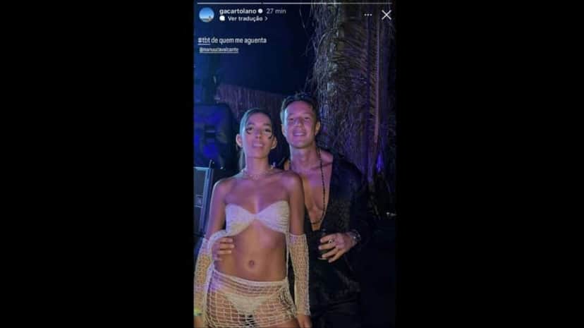 Após alfinetada de Cariúcha, Cartolano posta foto com sua namorada (Foto: Reprodução/ Instagram) Após alfinetada de Cariúcha, Cartolano posta foto com sua namorada (Foto: Reprodução/ Instagram)