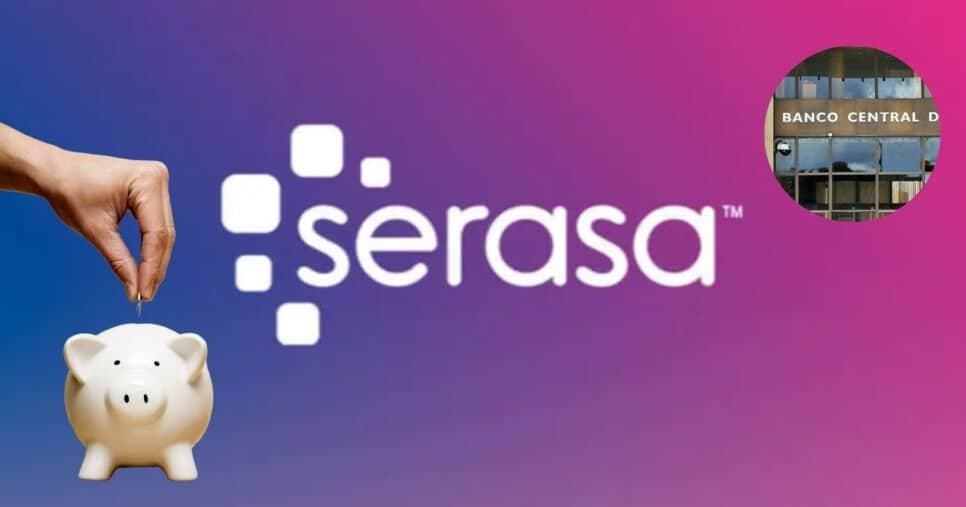 Ilustração poupança, logo Serasa e Banco Central (Fotos: Reproduções / Canva / site oficial / Globo) Ilustração poupança, logo Serasa e Banco Central (Fotos: Reproduções / Canva / site oficial / Globo)