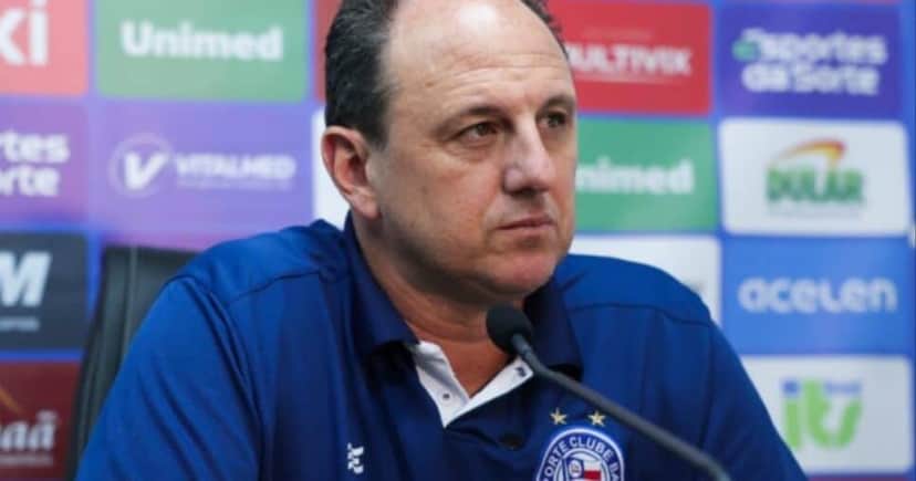 Rogério Ceni comanda o Bahia (Foto: Reprodução/ Letícia Martins/ ECB) Rogério Ceni comanda o Bahia (Foto: Reprodução/ Letícia Martins/ ECB)