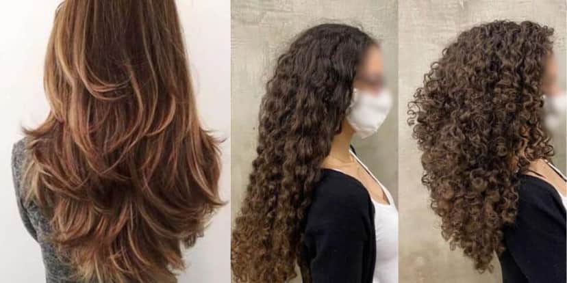 Cortes de cabelo repicado e longo (Foto: Internet) Cortes de cabelo repicado e longo (Foto: Internet)