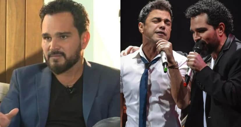 Luciano Camargo fala sobre fim de dupla com Zezé (Foto: Reprodução/Montagem TV Foco) Luciano Camargo fala sobre fim de dupla com Zezé (Foto: Reprodução/Montagem TV Foco)