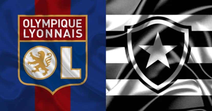 Lyon e Botafogo - (Foto: Internet) Lyon e Botafogo - (Foto: Internet)