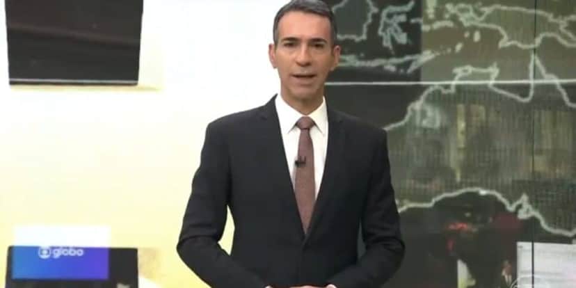 César Tralli no Jornal Hoje, da Globo (Foto: Reprodução/Globo) César Tralli no Jornal Hoje, da Globo (Foto: Reprodução/Globo)
