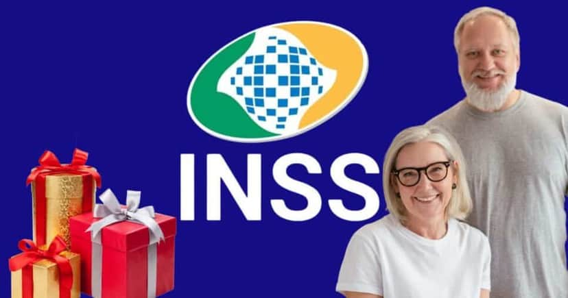 Ilustração presente, logo do INSS e aposentados (Fotos: Reproduções / Canva / Internet) Ilustração presente, logo do INSS e aposentados (Fotos: Reproduções / Canva / Internet)