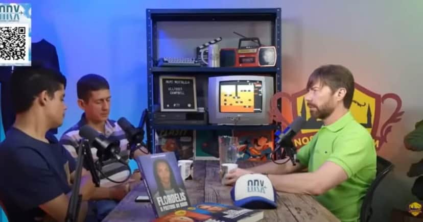 No podcast Nostalgia Belém (Foto: Reprodução/Youtube) No podcast Nostalgia Belém (Foto: Reprodução/Youtube)
