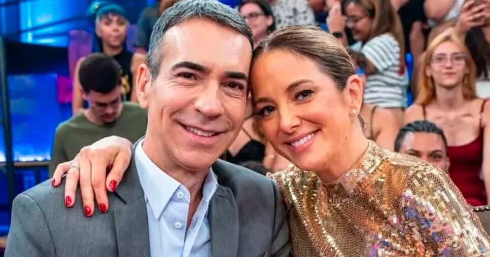 Ticiane Pinheiro e Tralli no Altas Horas (Foto: Globo) Ticiane Pinheiro e Tralli no Altas Horas (Foto: Globo)