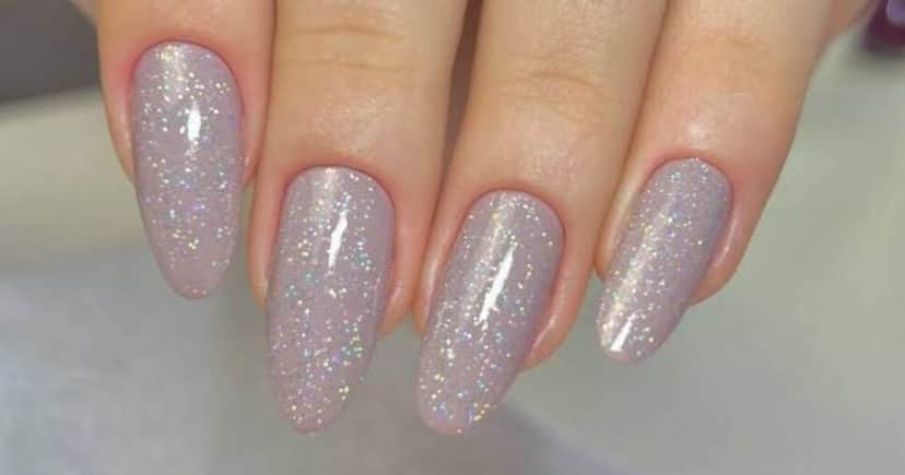 Unha com glitter Unha com glitter
