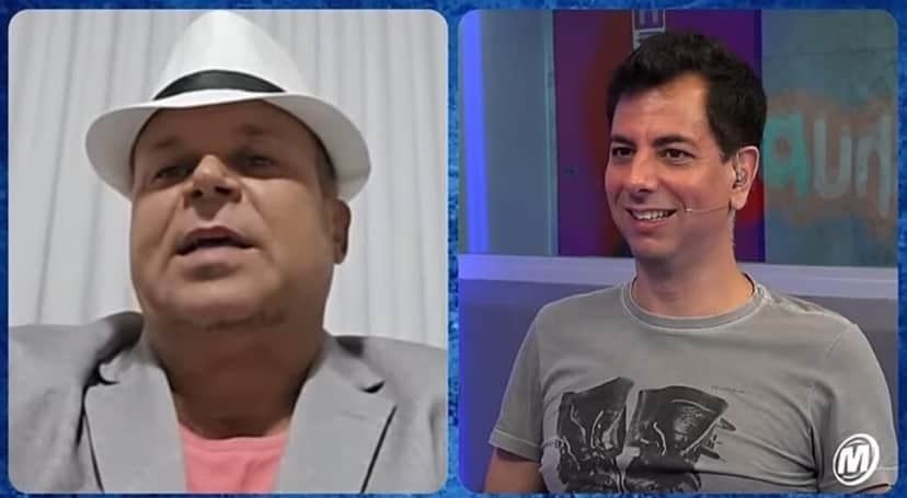 Carlinhos Vidente e Marcelo Babur no Chupim: Previsão de prisão e vingança (Foto: Reprodução/ Metropolitana/ YouTube) Carlinhos Vidente e Marcelo Babur no Chupim: Previsão de prisão e vingança (Foto: Reprodução/ Metropolitana/ YouTube)