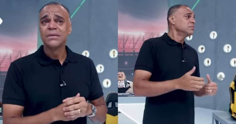 Denílson se despede de amigos e funcionários da Band (Foto: Reprodução/Montagem TV Foco) Denílson se despede de amigos e funcionários da Band (Foto: Reprodução/Montagem TV Foco)