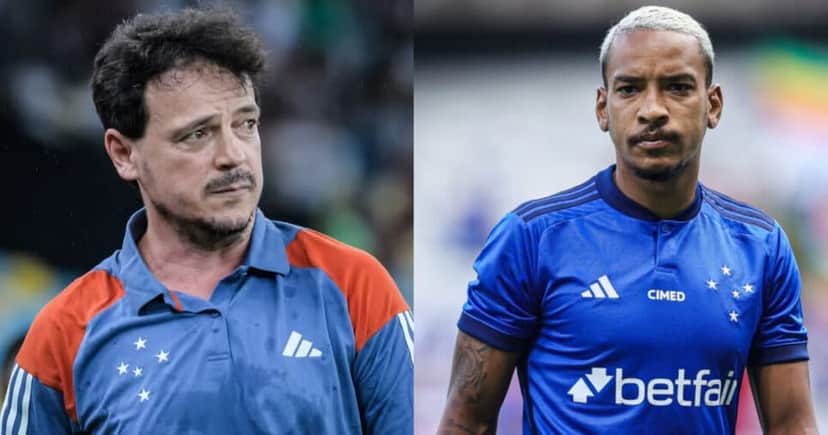 R$78M no Cruzeiro: Diniz pode perder Matheus Pereira (Foto: Reprodução/Montagem TV Foco) R$78M no Cruzeiro: Diniz pode perder Matheus Pereira (Foto: Reprodução/Montagem TV Foco)