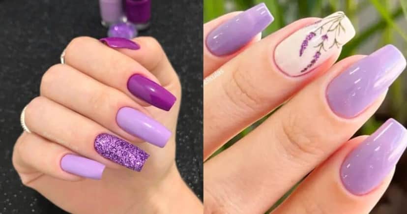 Esmalte roxo - (Montagem / TV FOCO) Esmalte roxo - (Montagem / TV FOCO)