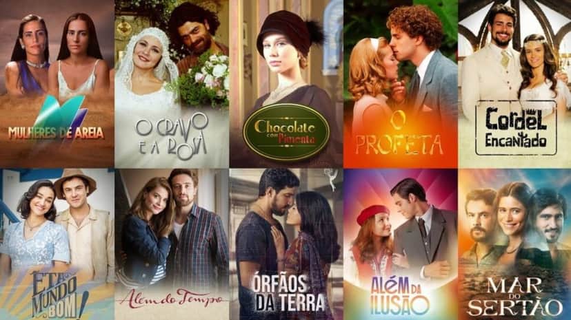 Globo e sua infinidade de novelas no acervo (Fotos: Reprodução/ YouTube/ Montagem) Globo e sua infinidade de novelas no acervo (Fotos: Reprodução/ YouTube/ Montagem)