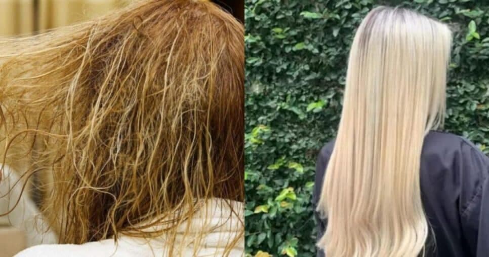 Progressiva natural com 3 ingredientes alisa todo o cabelo até a raiz - Foto: Internet Progressiva natural com 3 ingredientes alisa todo o cabelo até a raiz - Foto: Internet