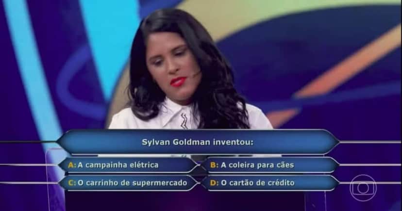 Talitha Costa, participante do Quem Quer Ser Um Milionário no Domingão do Huck da Globo (Foto: Reprodução) Talitha Costa, participante do Quem Quer Ser Um Milionário no Domingão do Huck da Globo (Foto: Reprodução)