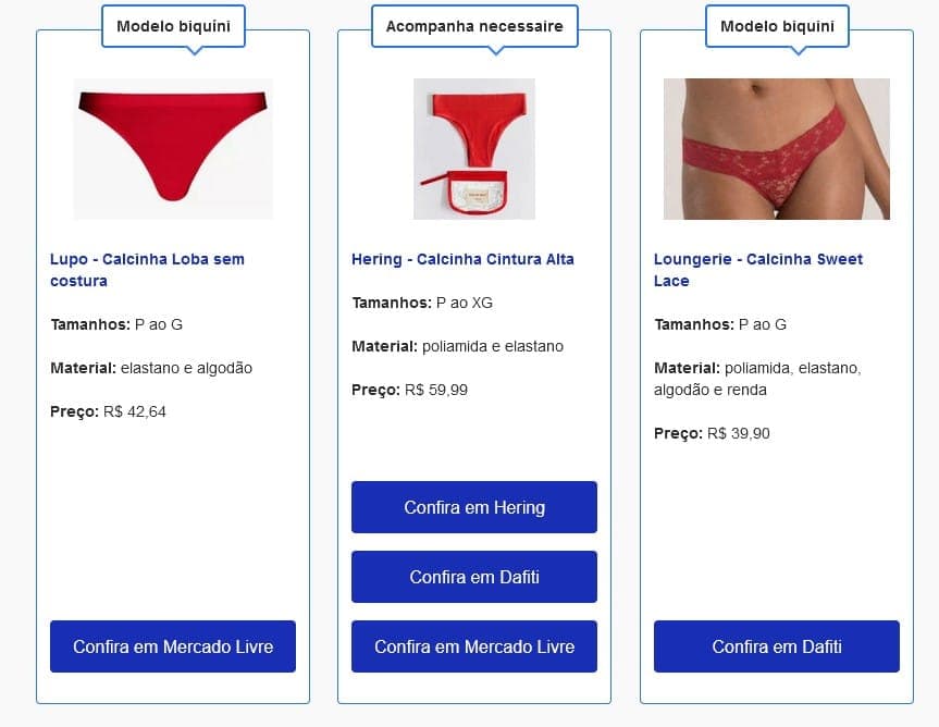 Vermelho é bastante popular (Foto: Reprodução / Google Shopping) Vermelho é bastante popular (Foto: Reprodução / Google Shopping)