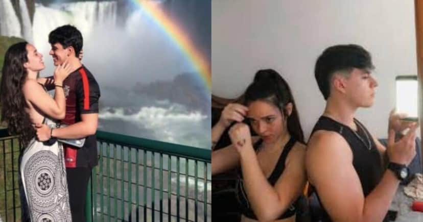 O ator mirim de Império ao lado da namorada, Beatriz Turazzi - Foto: Montagem O ator mirim de Império ao lado da namorada, Beatriz Turazzi - Foto: Montagem