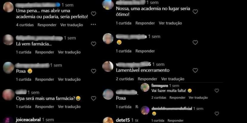Comentários dos consumidores sobre os fechamentos das unidades da Americanas (Foto Reprodução/Montagem/Lennita/Tv Foco/Instagram) Comentários dos consumidores sobre os fechamentos das unidades da Americanas (Foto Reprodução/Montagem/Lennita/Tv Foco/Instagram)