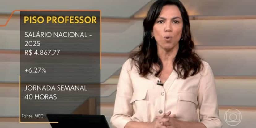 Ana Paula Araújo no Bom Dia Brasil (Foto: Reprodução / Globo) Ana Paula Araújo no Bom Dia Brasil (Foto: Reprodução / Globo)