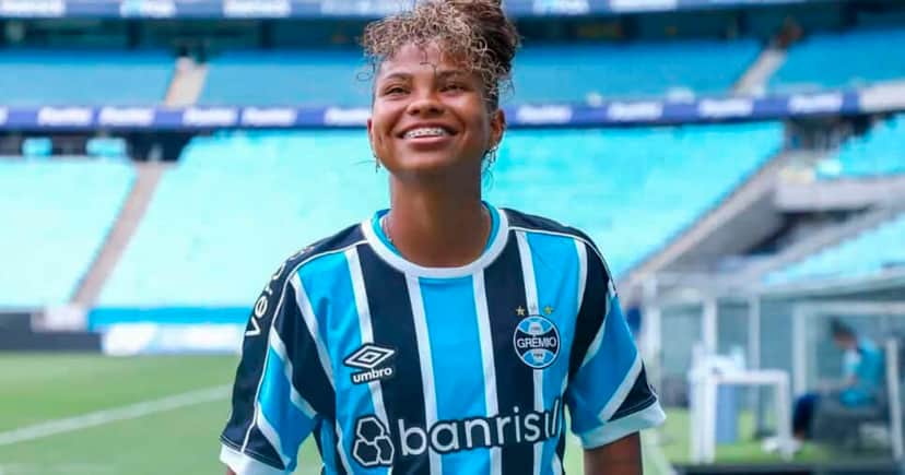 Dayana Rodríguez - Grêmio (Foto: Reprodução) Dayana Rodríguez - Grêmio (Foto: Reprodução)