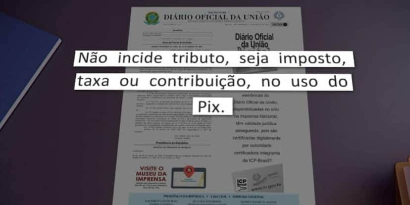 Medida sobre o PIX (Foto: Reprodução / Globo) Medida sobre o PIX (Foto: Reprodução / Globo)