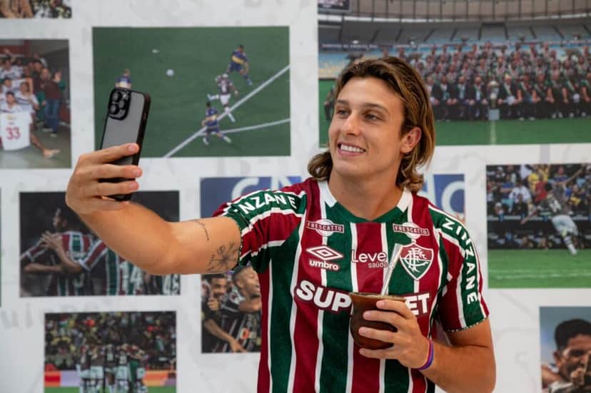 Canobbio fechou com o Fluminense até o fim de 2028 (Foto: Lucas Merçon - FFC) Canobbio fechou com o Fluminense até o fim de 2028 (Foto: Lucas Merçon - FFC)