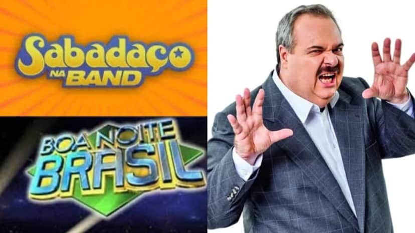 Gilberto Barros marcou com o Sabadaço e Boa Noite Brasil, na Band (Fotos: Reprodução/ Internet/ Montagem TV Foco) Gilberto Barros marcou com o Sabadaço e Boa Noite Brasil, na Band (Fotos: Reprodução/ Internet/ Montagem TV Foco)